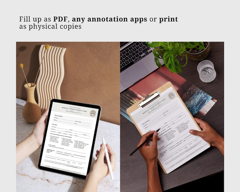 May include: Two printable worksheets for a "Mobile Characteristics Lab" with the title "How It's Moving" on a wooden table. One worksheet is on a tablet and the other is on a clipboard.