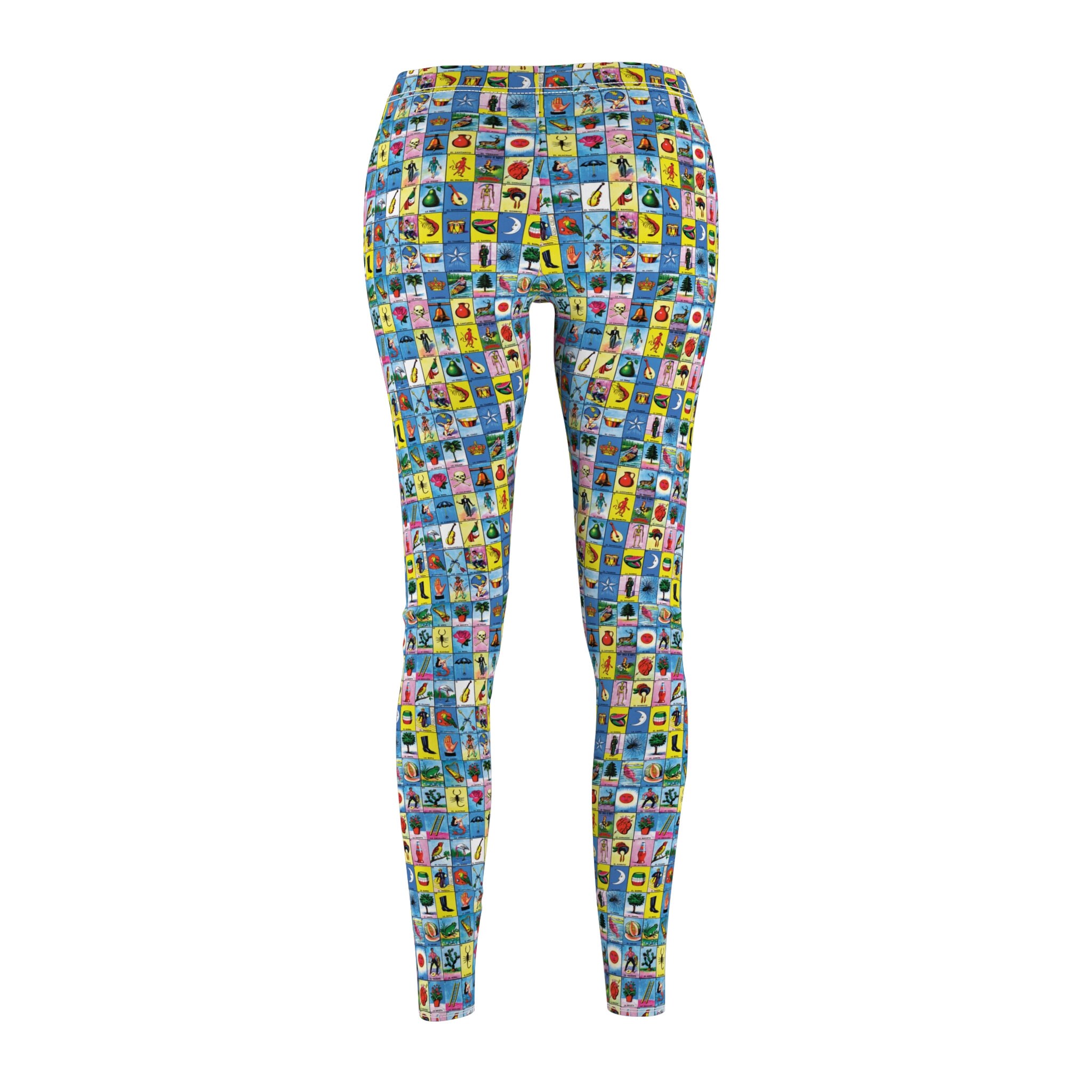 Leteria Pattern Loteria Pattern Print Leggings Womens Pants - Etsy