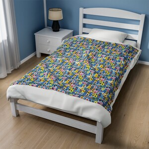 Loteria kaartpatroon pluche deken