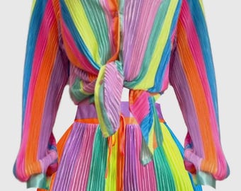 Pretty Vibrant Short Set