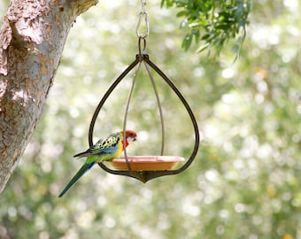 Traditional shape bird feeder