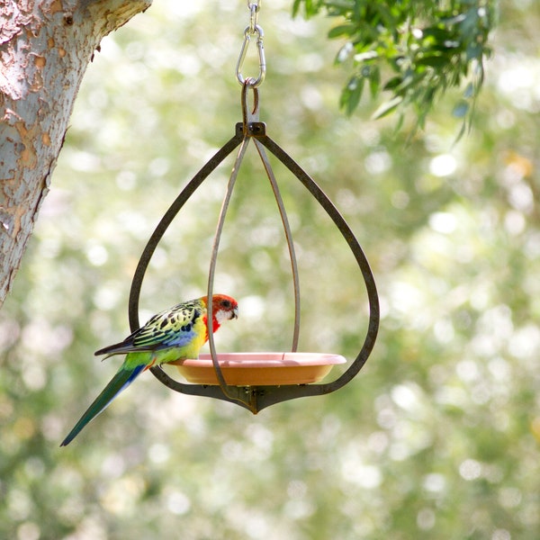 Traditional shape bird feeder