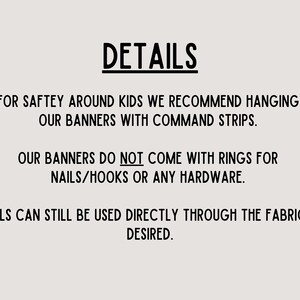hanging instructions, use command strips for safest option