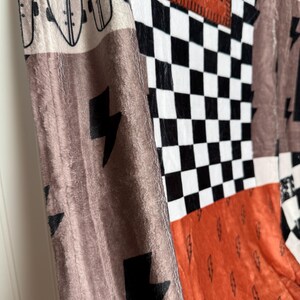 teen gift idea blanket for teen throw blanket teen room decor kids room decor custom name gift personalized name blanket dirtbike blanket checkered print blanket