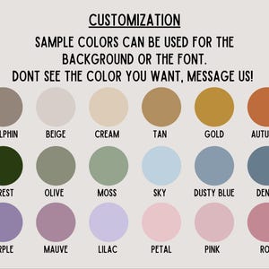 custom colors