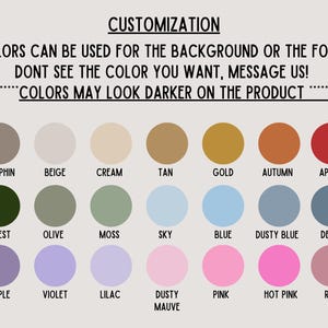 custom colors