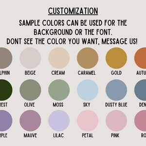 custom colors