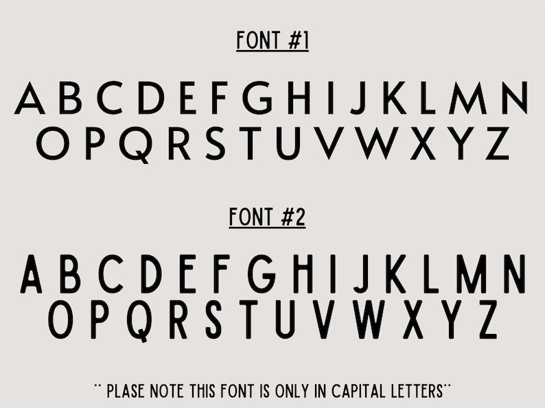 font options