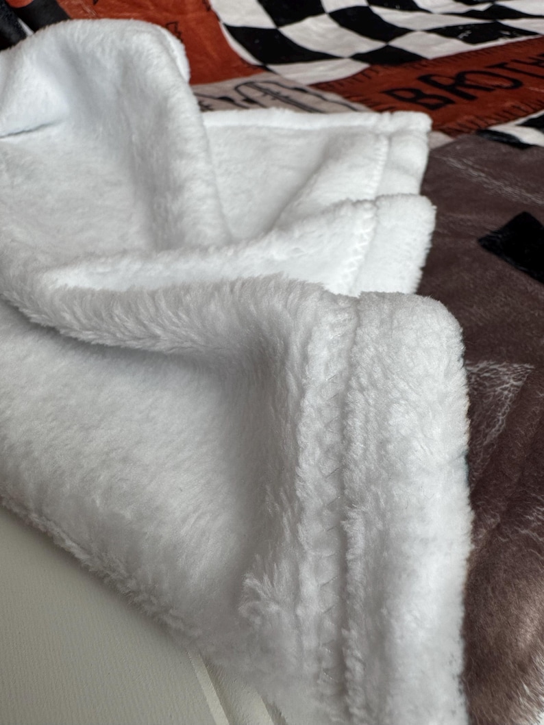 softest fabric minky soft blanket white backing fur