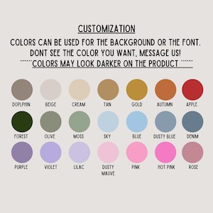 custom colors