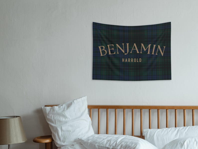 Polo bear name banner featuring a personalized name with a vintage polo teddy design. This preppy bear nursery decor doubles as a plaid name sign and polo bear nursery decor for a classic boy nursery or toddler room. Perfect as a boy name sign and vintage polo teddy nursery baby gift, this custom banner adds timeless charm to baby rooms, preppy nurseries, and traditional nursery decor themes.