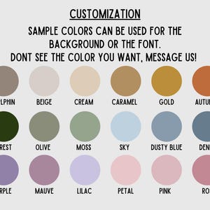 Custom Colors