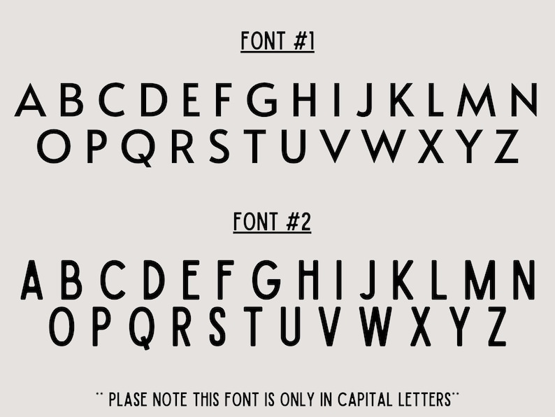 font options