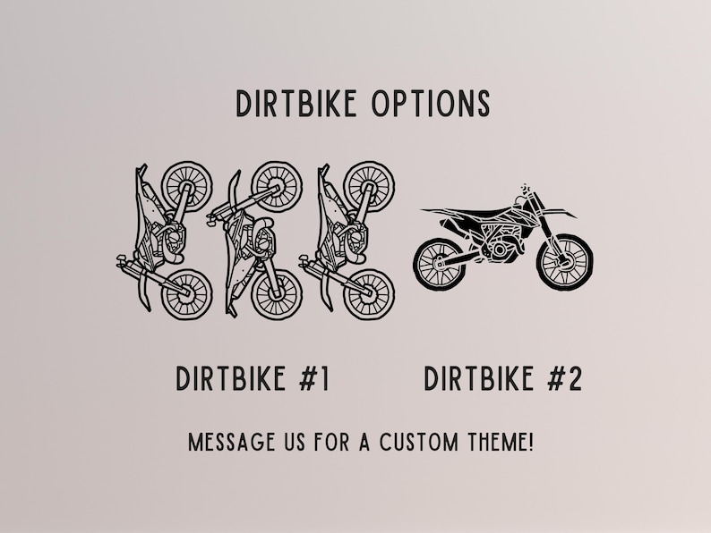 dirt bike options