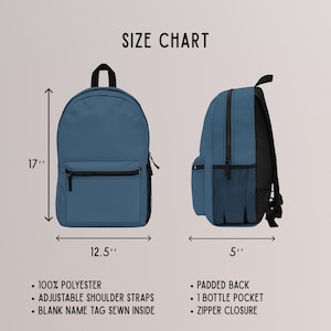 size chart and details