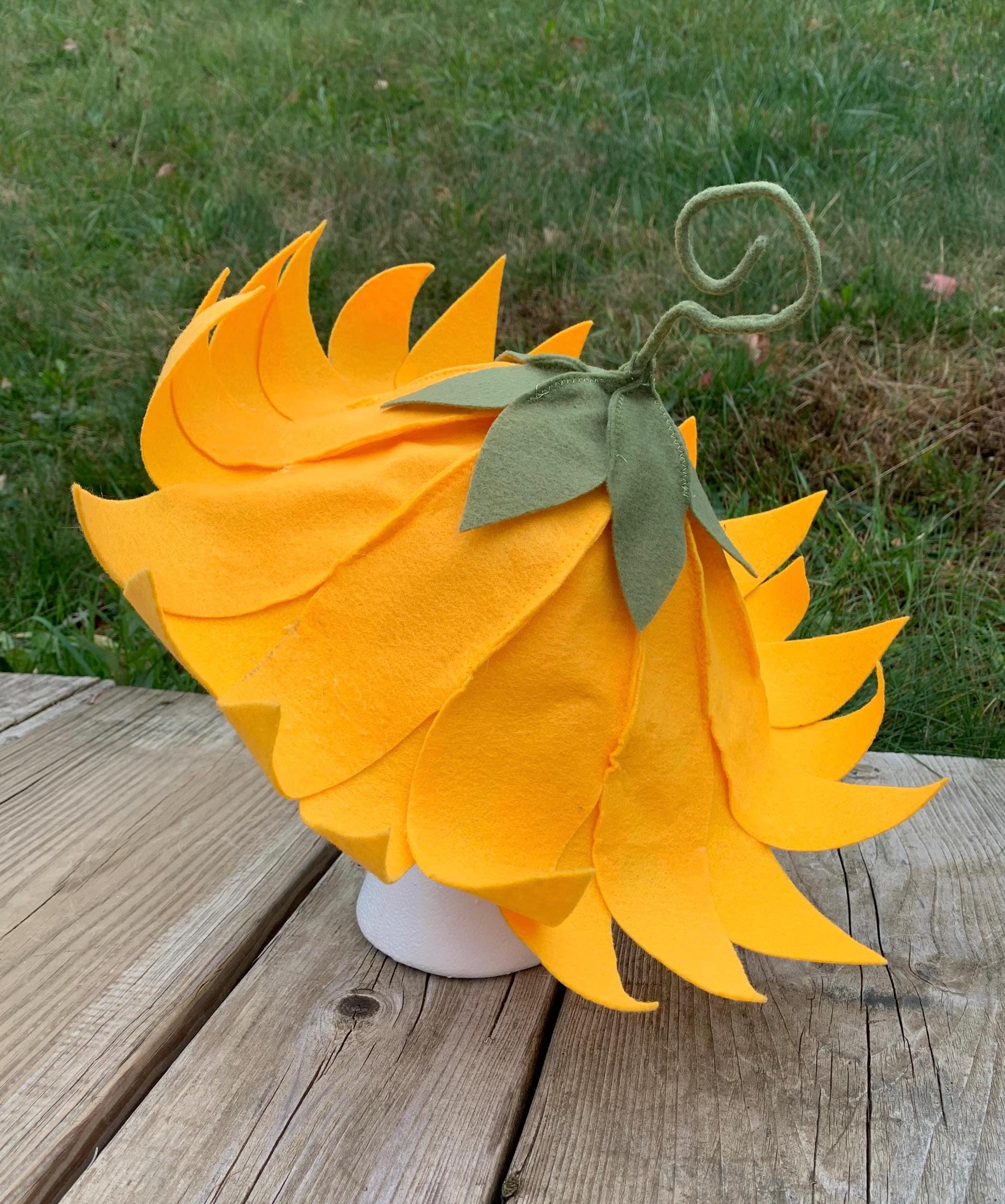Flower Hat Yellow Sunflower Fairycore Fairy Costume 