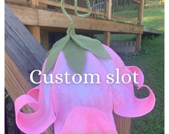 CUSTOM fairy flower hat