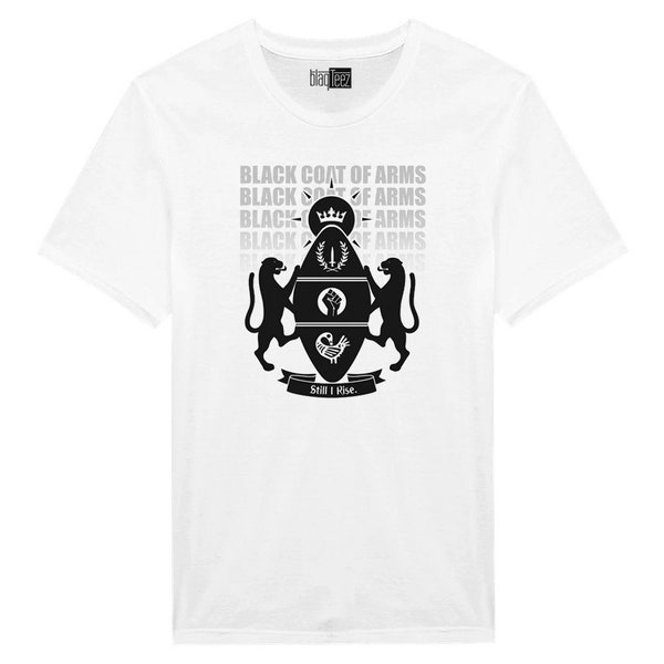 Black Coat of Arms: Classic Unisex Crewneck T-shirt