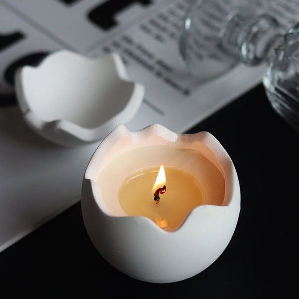 Shaped Aromatherapy Candle Bedroom Botanical Essential Oils Irregular Egg