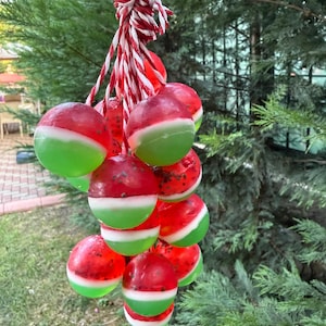 Grape Vine Soap on a Rope: Vegan Handmade Soap