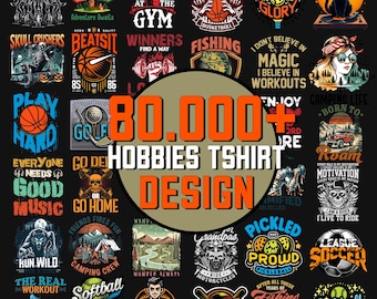 80000+ Design SVG Bundle, T-Shirt Designs (Commercial Use)