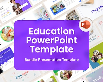 Plantilla de PowerPoint sobre educación: Diapositivas profesionales para el aula (Descarga digital)