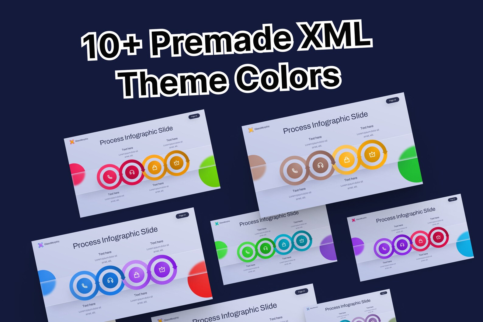 Morph Powerpoint Template | Modern Glass Morph Transition Slides for ...