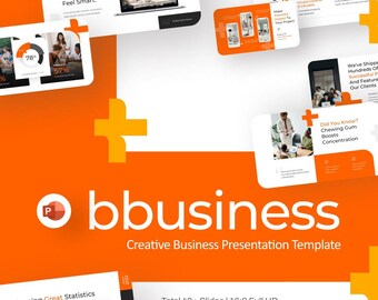 Creative Business Presentation Template, Pitch Deck, PowerPoint Slides (16:9 Full HD)