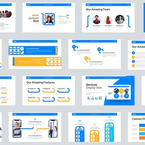 Loops Powerpoint Template: Seamless Modern Presentation (PPTX) - Etsy