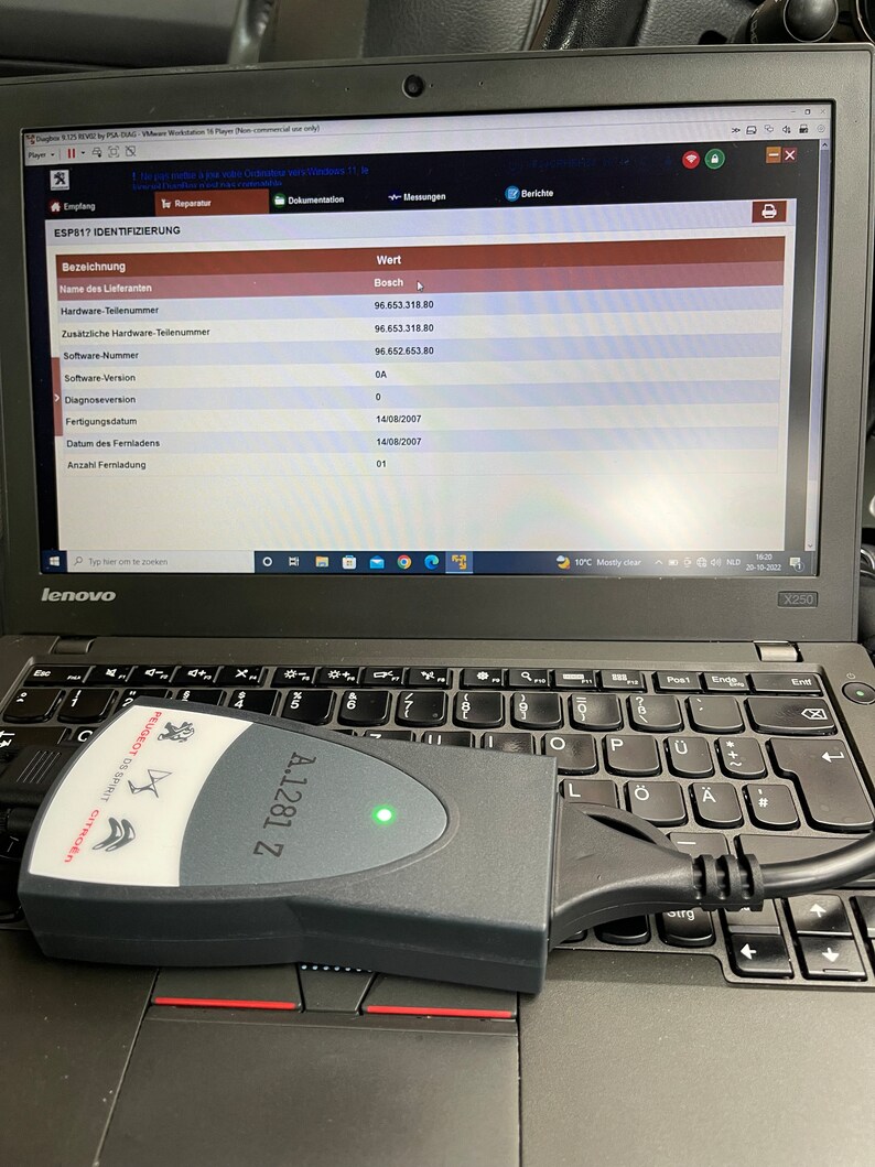 Diagnose Software Mercedes DIAGBOX LEXIA 9.200 Für Peugeot Citroen