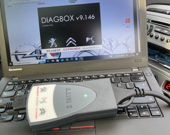 Ordinateur portable de diagnostic avec le nouveau Diagbox Lexia 9.146 avec logiciel et Diagbox Lexia 9.150 Native gratuit. Pour PEUGEOT CITROEN DS et Opel Vauxhall