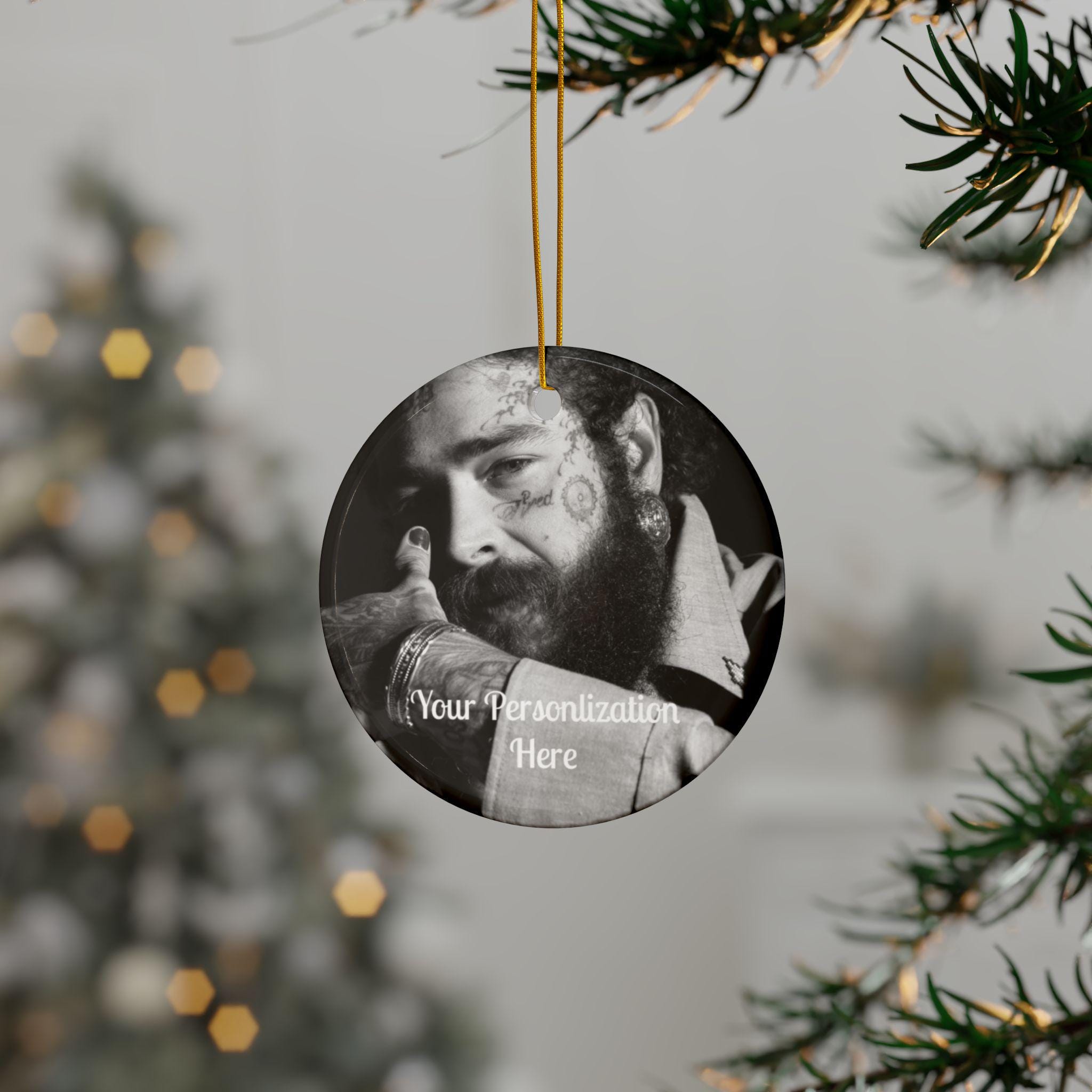 Post Malone Christmas Ornament