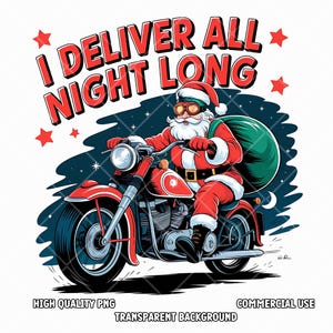 Santa Biker Clipart Set, riding Santa Claus Clipart, Christmas PNG, Christmas Clipart. Santa sublimation. Crafts, card making.Commercial use