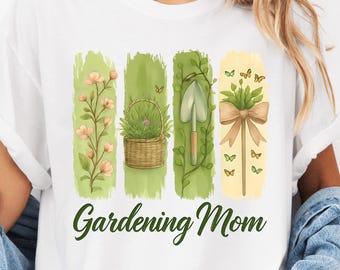 Mamma giardinaggio png, Maglietta png da giardino, Regalo per giardinaggio, Amore per il giardino, Regalo per gli amanti del giardino, Idea regalo per giardiniere, Amante del giardinaggio per la festa della mamma