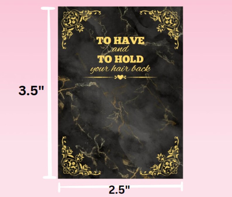 To Have and to Hold Your Hair Back Bridesmaid Gift Proposal Box Hair Clips / Bachelorette Party