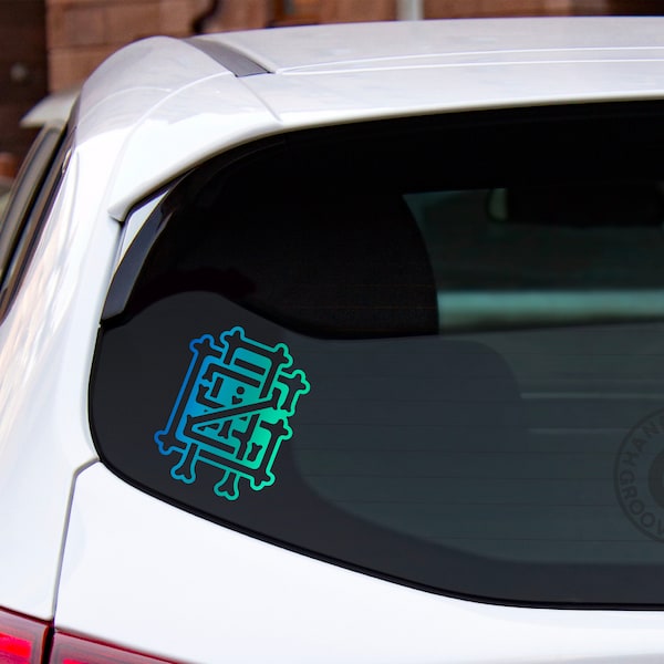 Griz Bones EDM DJ Logo Vinyl Car Laptop Custom Decal / Sticker