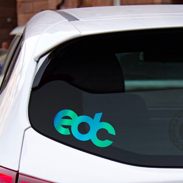EDC Electric Daisy Carnival EDM Logo Vinyl Car Laptop Custom Decal / Sticker