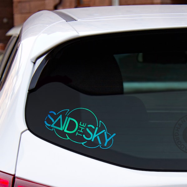 Said The Sky EDM DJ Logo Vinyl Car Laptop Custom Decal / Sticker