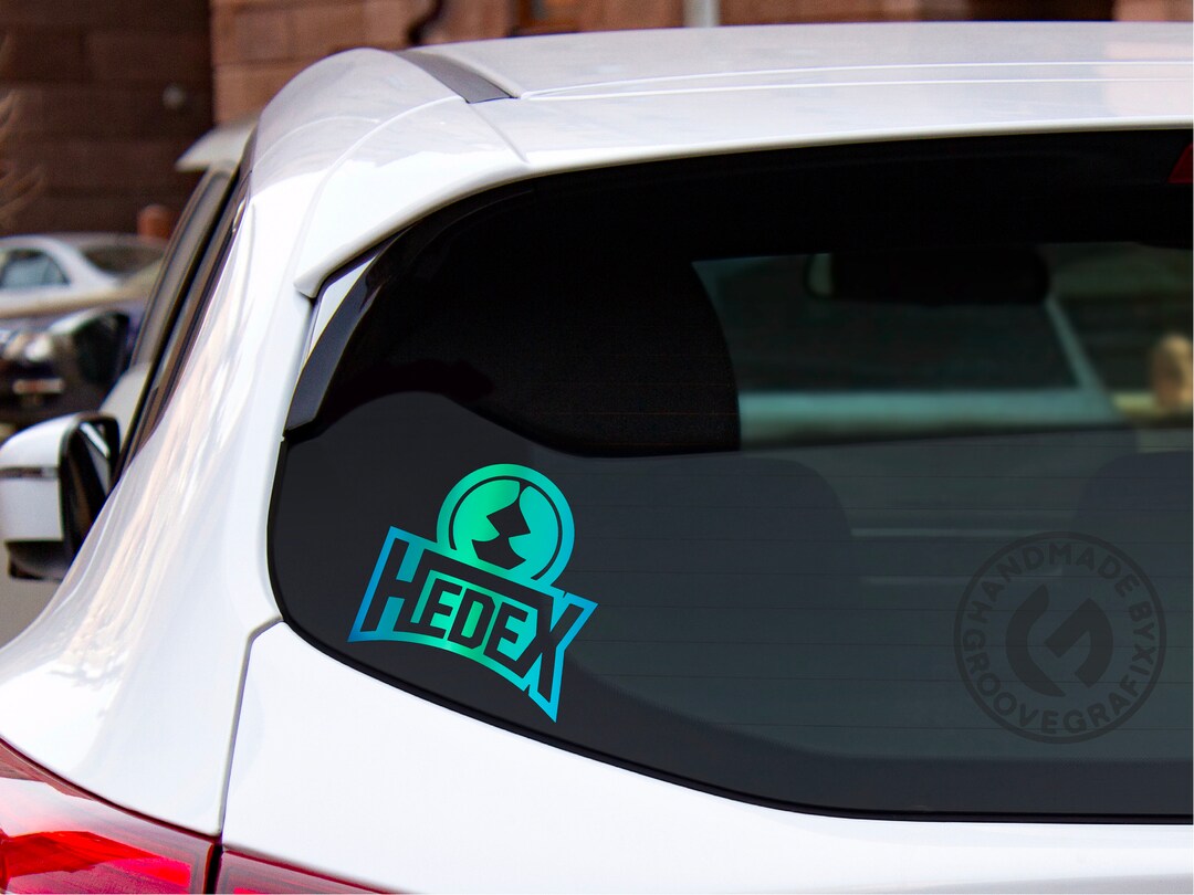 HEDEX EDM DJ Logo Vinyl Car Laptop Custom Decal / Sticker - Etsy