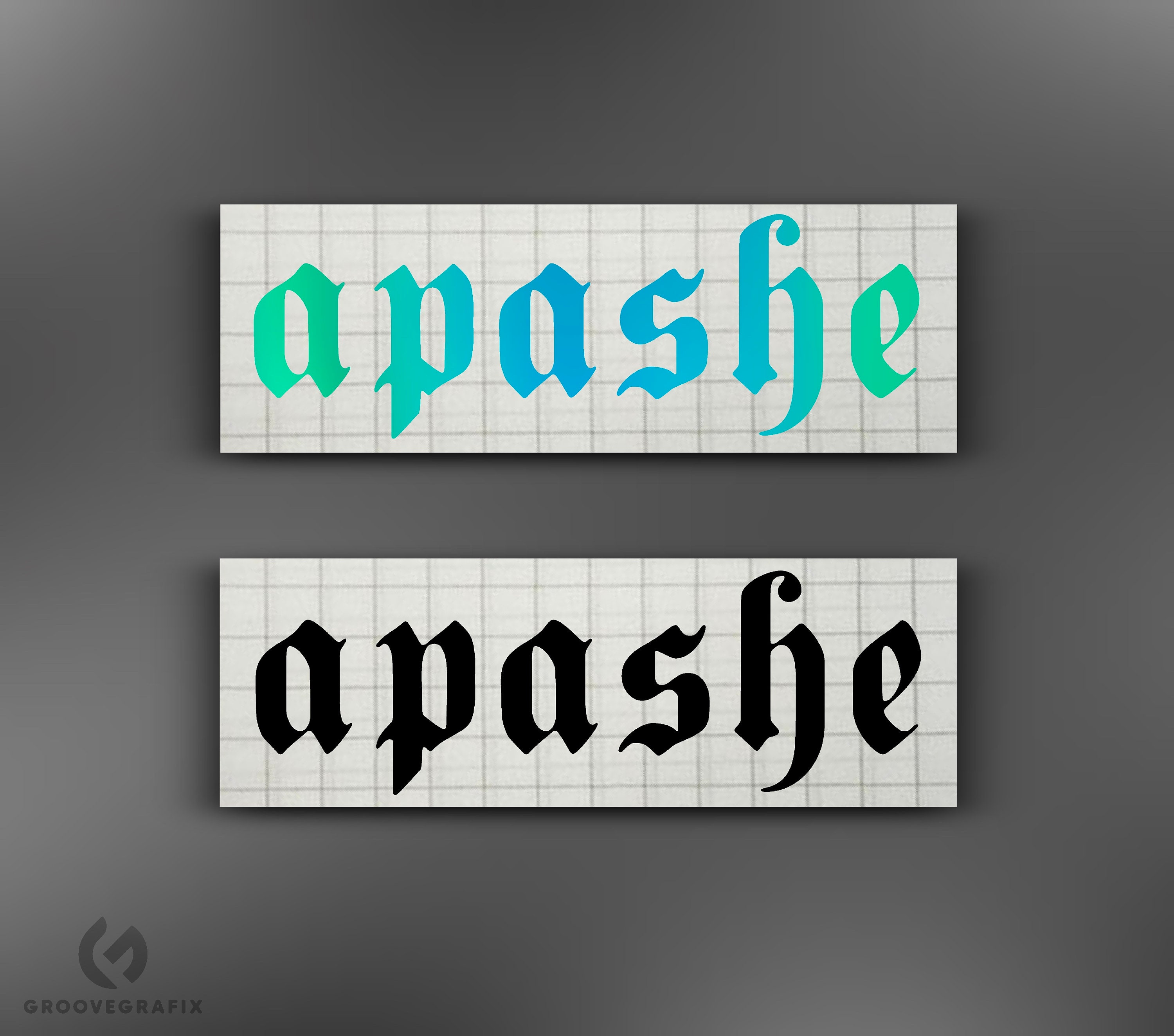 Apashe Classic EDM DJ Logo Vinyl Car Laptop Custom Decal / Sticker - Etsy