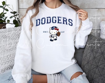 ロサンゼルス・ブルーキティ・ベースボール・スウェットシャツ／Tシャツ