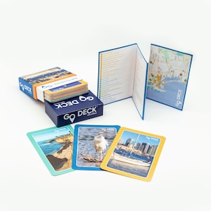 The GO Deck San Diego / Baraja de 52 cartas para aventuras al aire libre - Aventuras de viaje - Regalos de San Diego