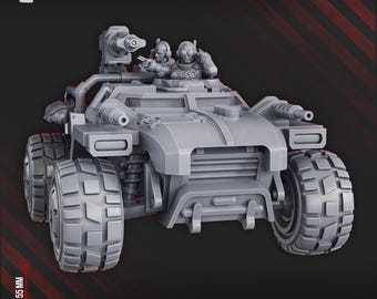 Harvester Collection – Patroclus Mountainrider Harverster Grimdark Sci-Fi Miniatures Set by Dakkadakka | 28–32mm Horror & Wargame Models