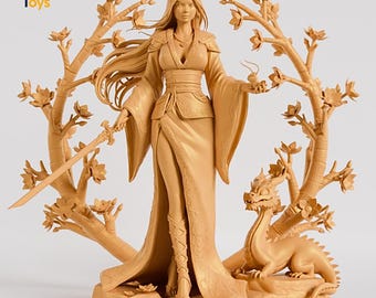 Princess & Fairy Tale Character Figurines | High-Resolution 3D Printed ABS Like Resin | Unpainted or Custom Painted Part 2