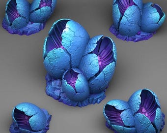Fantastic Plants & Rocks – Scenic Base Bits | 3D Printed Terrain Details | Miniature Basing Accessories | Two Size Options Part 1