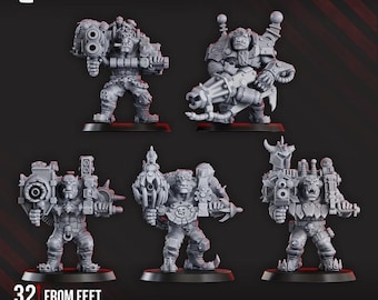 Maraderz Mob | DakkaDakka - compatible | Savage Sci-Fi Horde | Grimdark Warriors Squad | Dakkadakka Collection