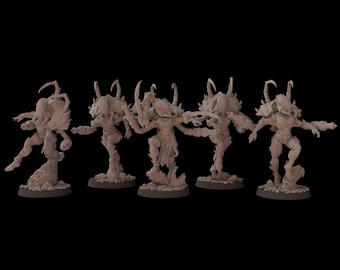 Aeterni Urzeitliche Kletterer – Miniaturen fliegender Untoter Krieger aus der Dark Fantasy
