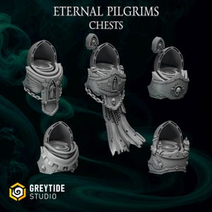 Eternal Pilgrims Terminator, Upgrade Bits Space Knights 3D Printed ABS-Like 12K High-Definition Resin Miniatures for Tabletop Wargame image 15