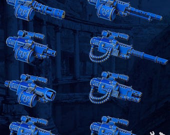 Legio Prima Victrix Ancient Era Heavy Weapons Pack – 28mm Sci-Fi Wargame Upgrade Kit – 3D Printed ABS-like Resin Bits – Dakkadakka Licensed