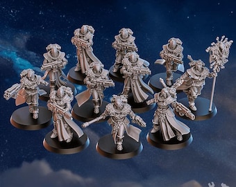 Stormpride Sisters White Fang – 28mm Wargame Miniature | Sci-Fi Battle Sisters | Tabletop Army | DakkaDakka Compatible | Resin Figure